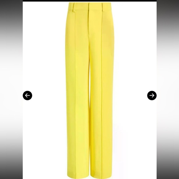 cinq a sept Pants - Cinq a sept AMANDA Pants Bright Yellow NWT